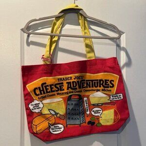 NWT! Trader Joe's Red Cheese Experience Tote